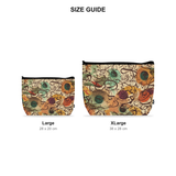 Makeup Pouch - Calligraphy - Size Guide