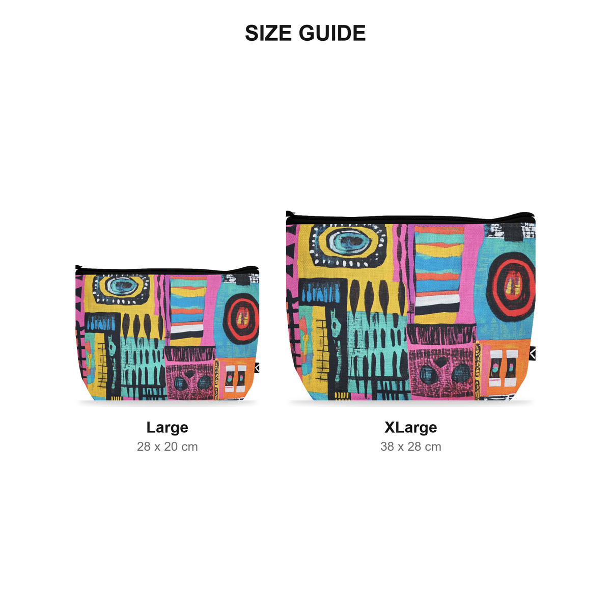 Makeup Pouch - Clash - Size Guide