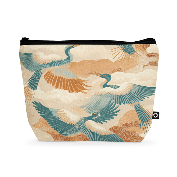 Makeup Pouch - Cranes