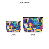 Makeup Pouch - Crowd - Size Guide