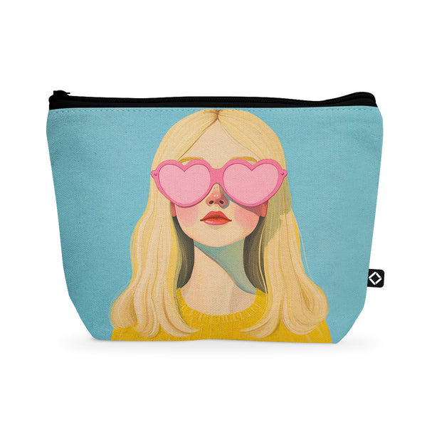 Makeup Pouch - Heart Eyes