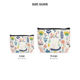 Makeup Pouch - Meadow - Size Guide