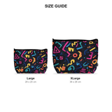 Makeup Pouch - Squiggle - Size Guide