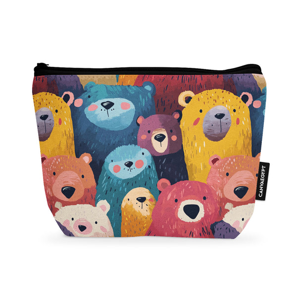 Makeup Pouch - Bear Family