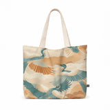 Maxi Tote Bag– Cranes | ECADRA