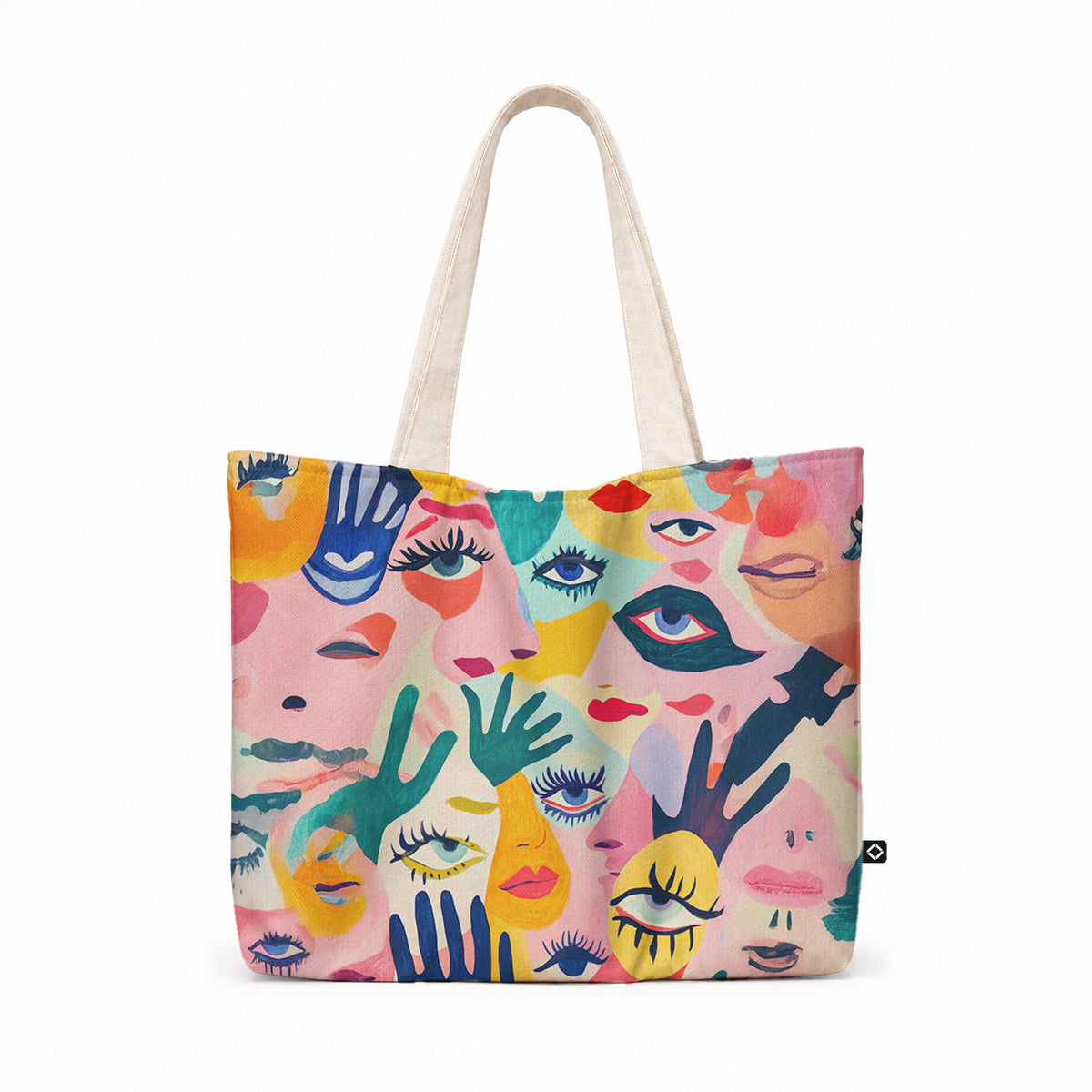 Maxi Tote Bag– Eye Contact | ECADRA