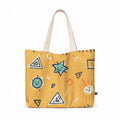 Maxi Tote Bag– Smiley Shapes