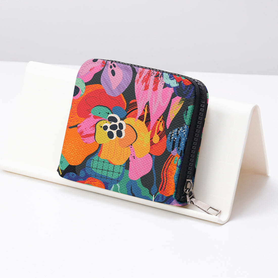 Mini Wallet Flora Frenzy Noir - 2