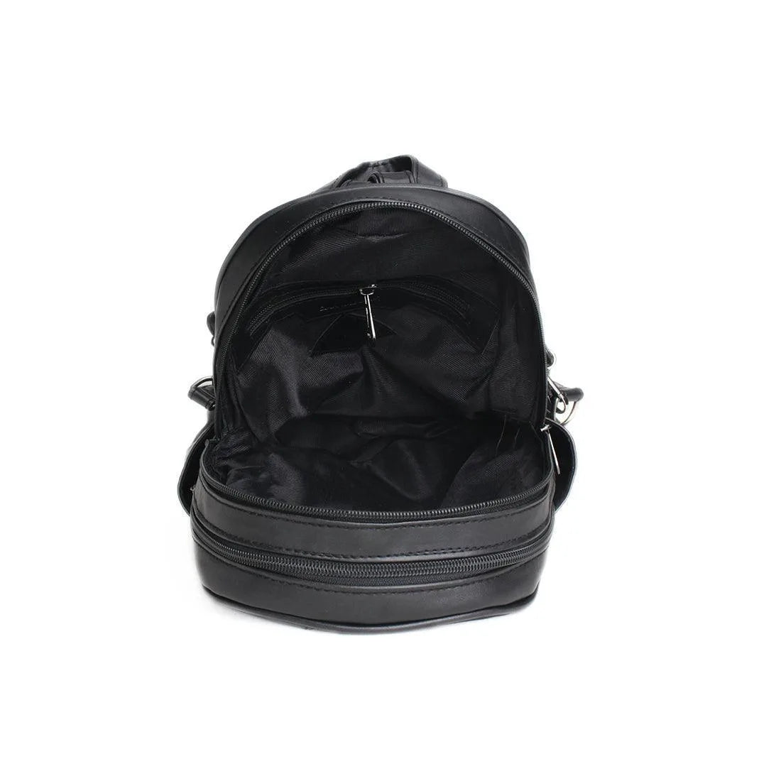 Black Mixed Backpack Dark Pattern