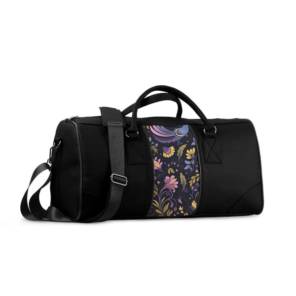 Black Mixed Duffel Bag Enchanted Garden - 1