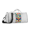 White Mixed Duffel Bag Pretty Lady