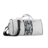 White Mixed Duffel Bag Urban Brushstrokes - 1