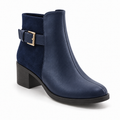 NAVY Buckle Ankle Boots – Walk the Talk