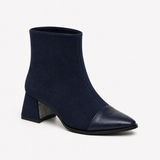 Navy Signature Ankle Boots | ECADRA