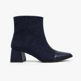Navy Signature Ankle Boots - 2 | ECADRA