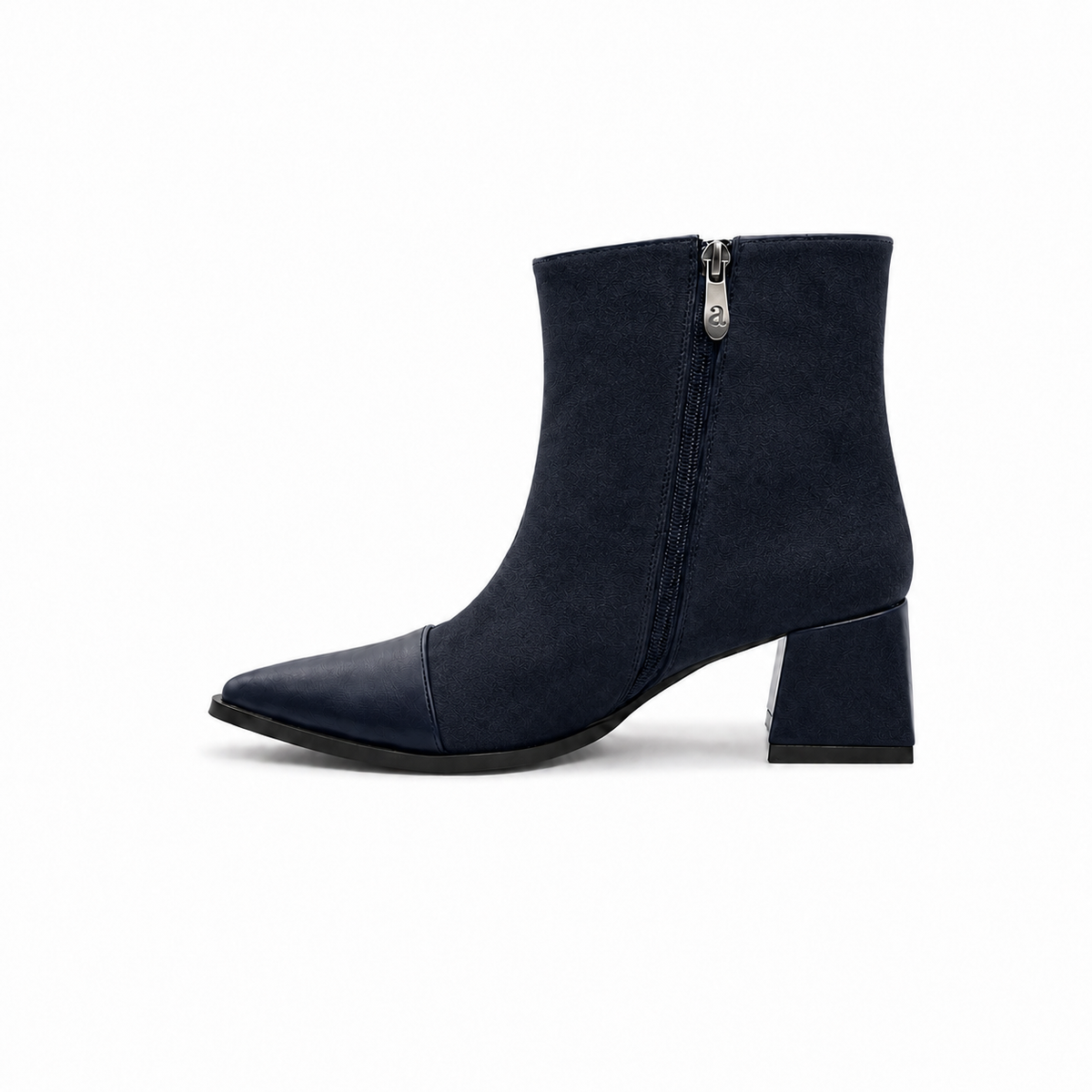 Navy Signature Ankle Boots - 3 | ECADRA