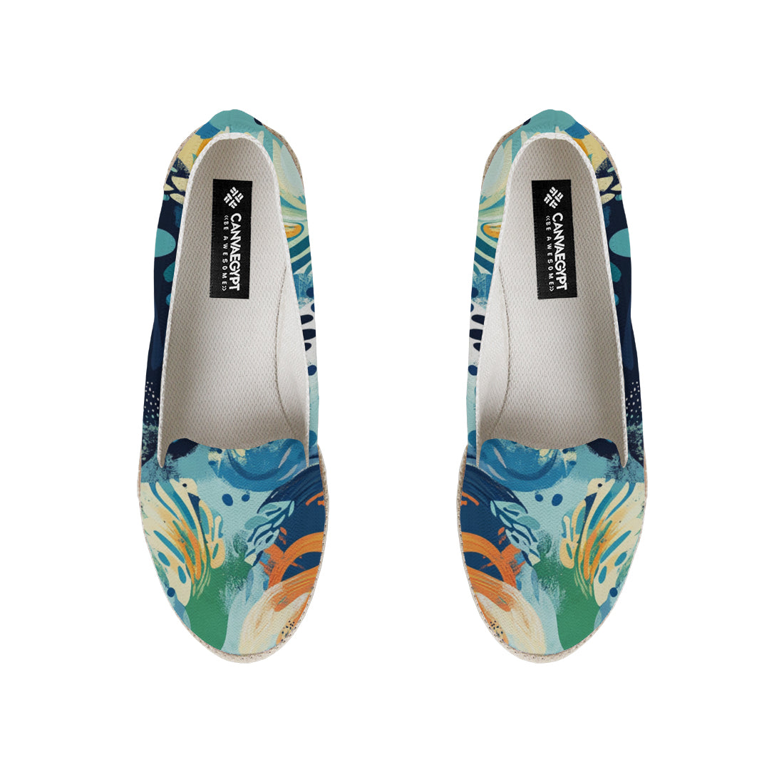 Nook Espadrille – Ocean Swirl Symphony - 1