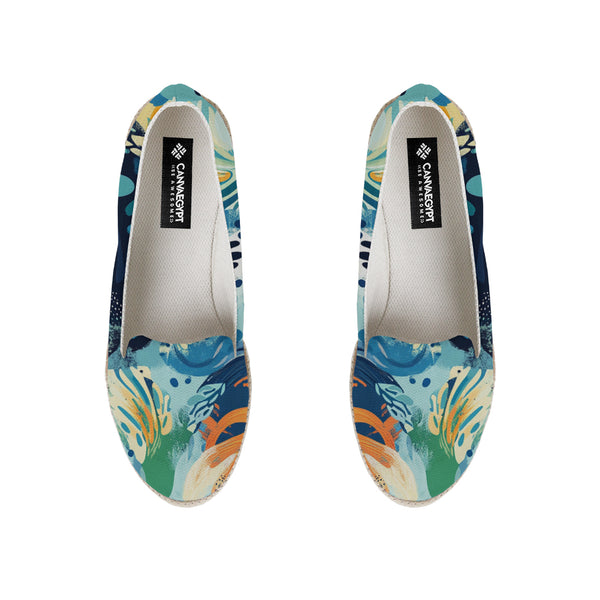 Nook Espadrille – Ocean Swirl Symphony - 1