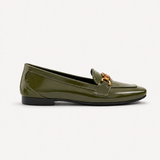 Olive Chain Loafers – Step Into Your Power - 2 | ECADRA