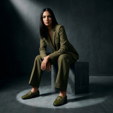 Olive Chain loafer Studio Shoot 1 | ECADRA