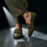 Olive Chain loafer Studio Shoot 3 | ECADRA