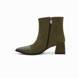 Olive Signature Ankle Boots - 3 | ECADRA