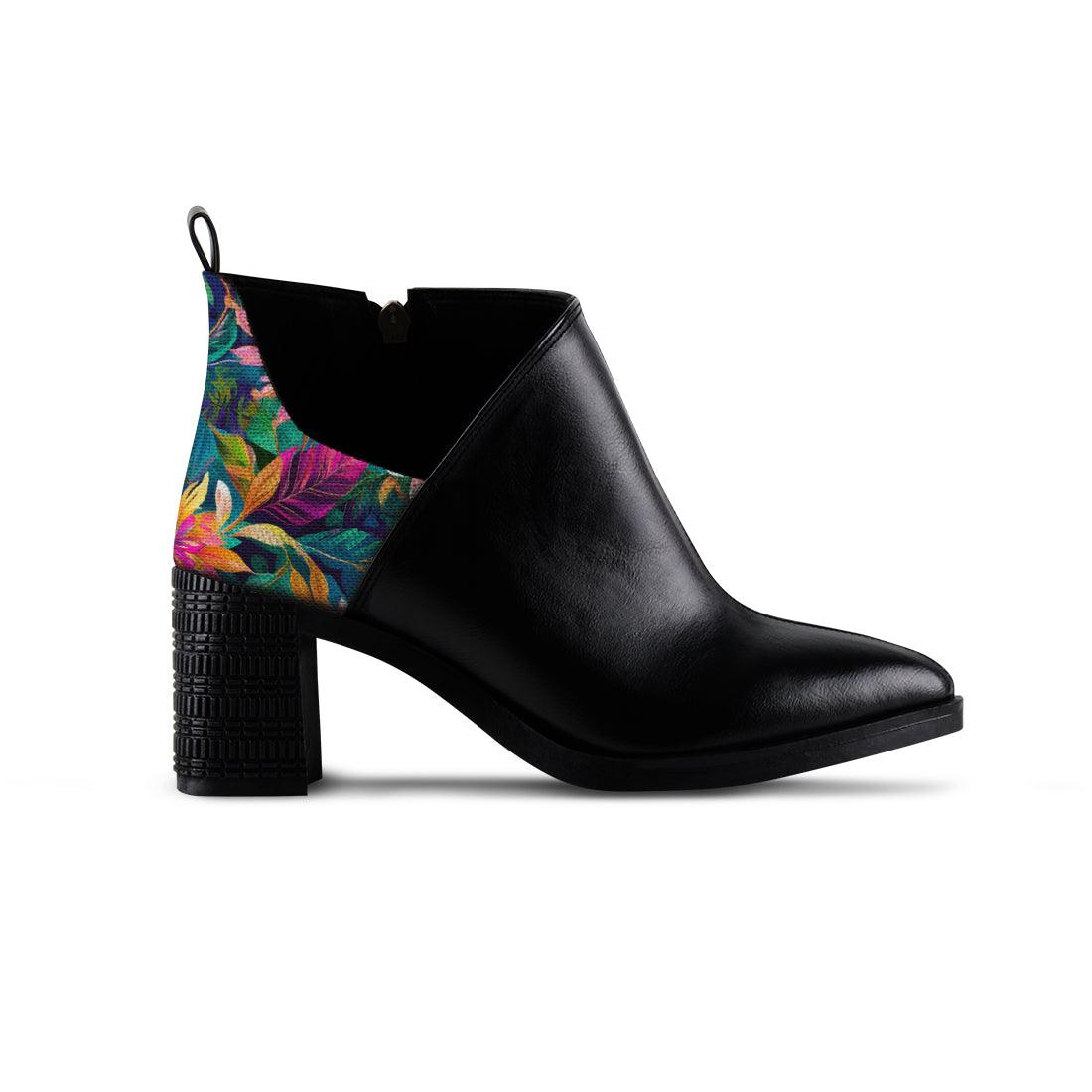 One Side Bootie floral - 1