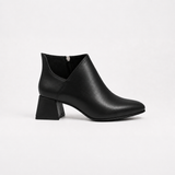 Plot Twist Ankle Boots - Black | ECADRA