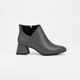 Plot Twist Ankle Boots - Grey | ECADRA