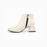Plot Twist Ankle Boots - Ivory - 2 | ECADRA