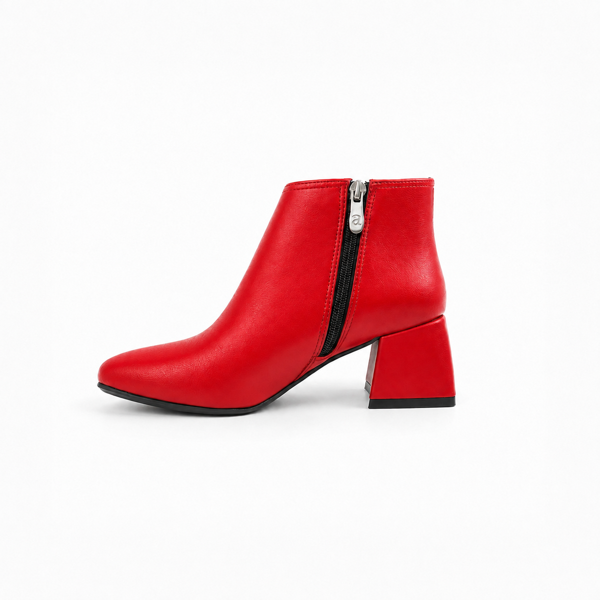 Plot Twist Ankle Boots - Red - 2 | ECADRA