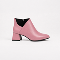 Plot Twist Ankle Boots - Rose