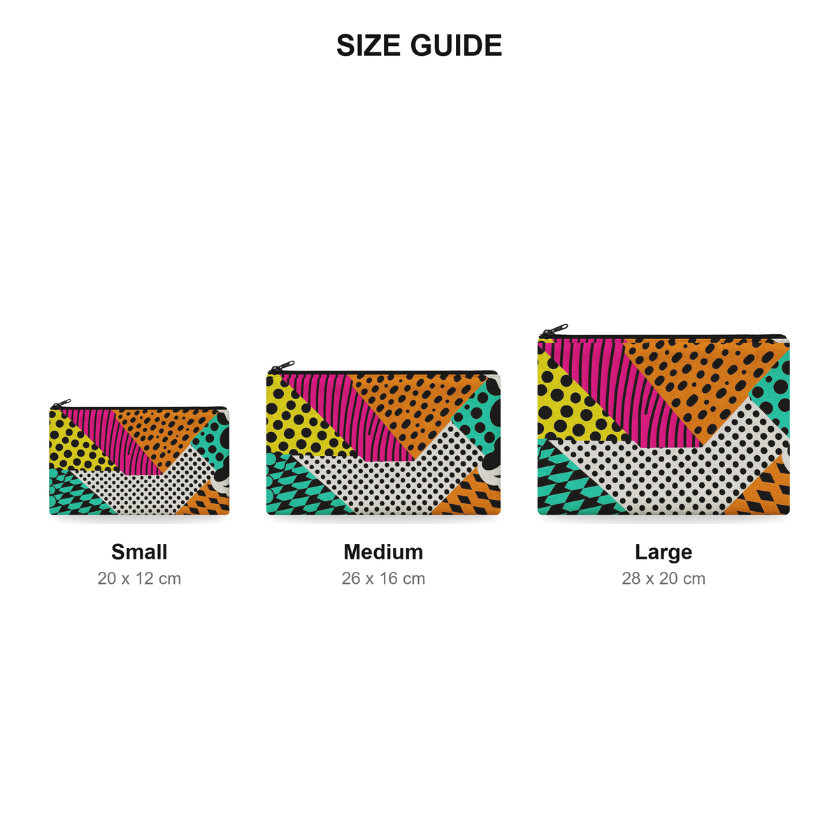 Pouch – Clash - Size Guide