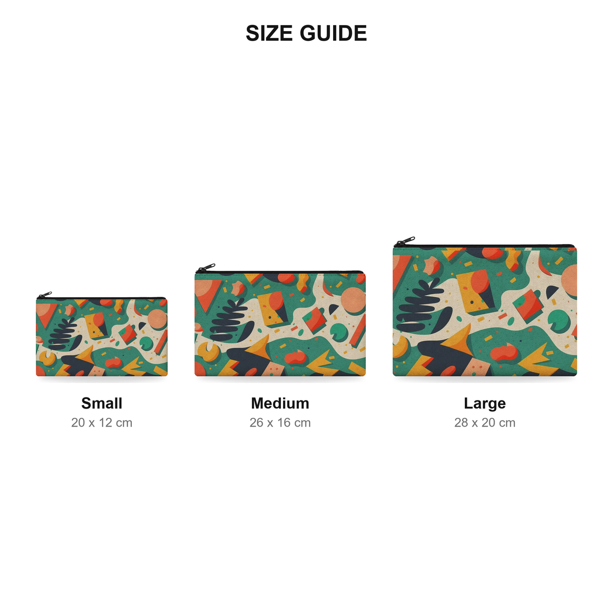Pouch – Cutouts - Size Guide