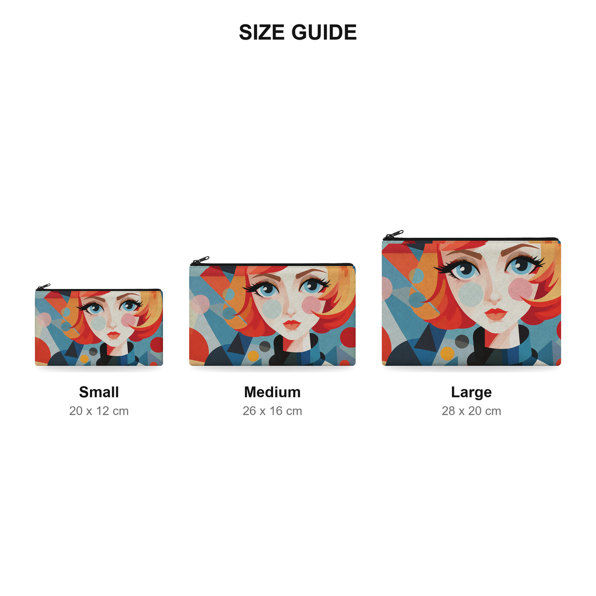 Pouch – Lashes - Size Guide