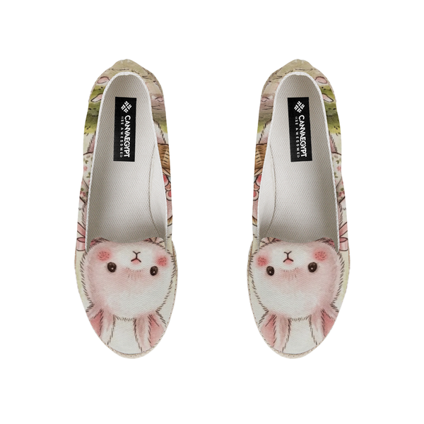 Nook Espadrille – Cottagecore Bunny Soft Floral Aesthetic Spring Garden - 1