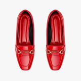Red Chain Loafers – Step Into Your Power | ECADRA