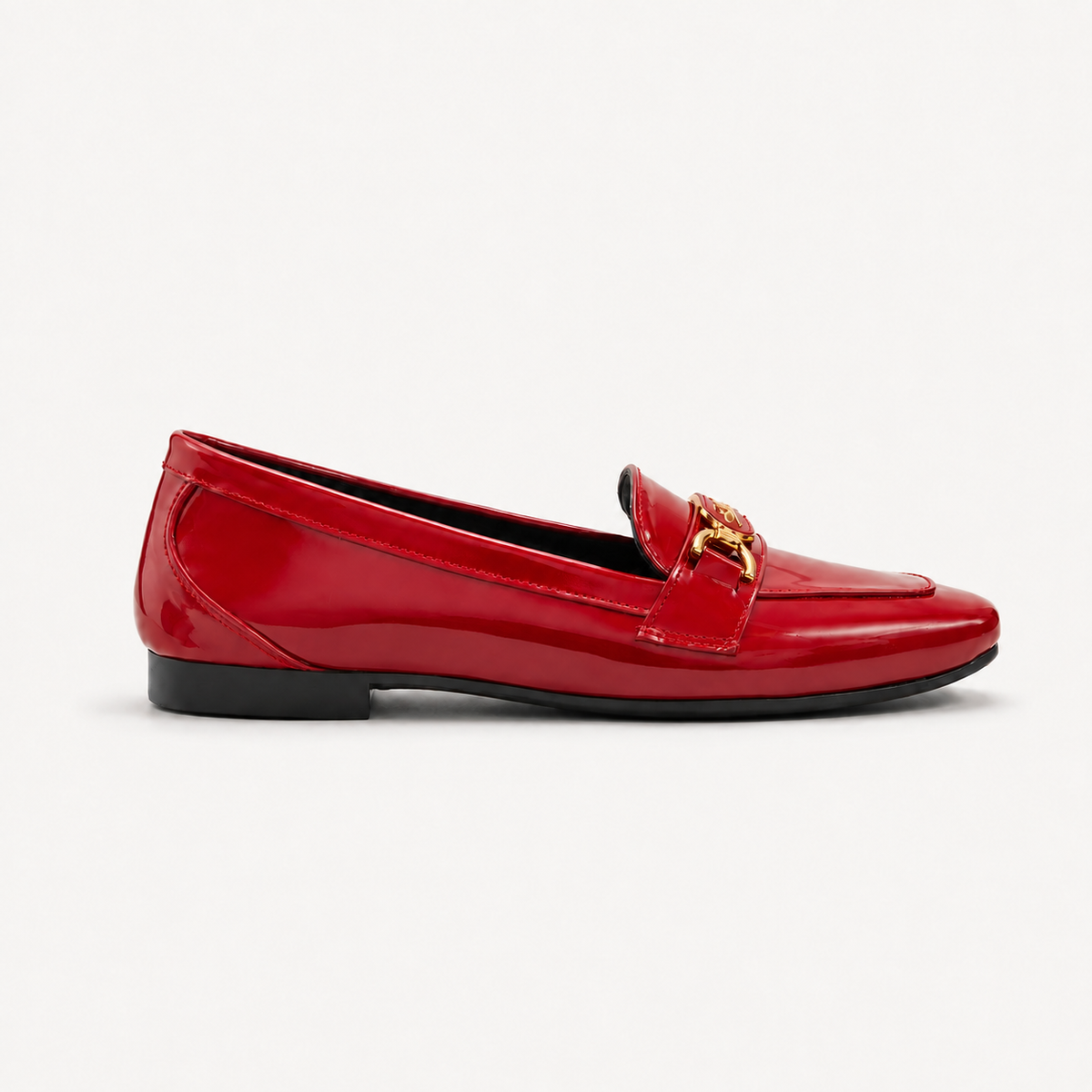 Red Chain Loafers – Step Into Your Power - 2 | ECADRA