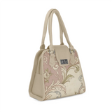 Beige Metropolitan Charm Bag Rococo Flower Pattern - 2