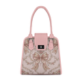 Rose Metropolitan Charm Bag Romantic Coquette Vintage Rose Lace Bows