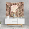 Wall Tasperty Romantic Fairytale Castle Soft Floral