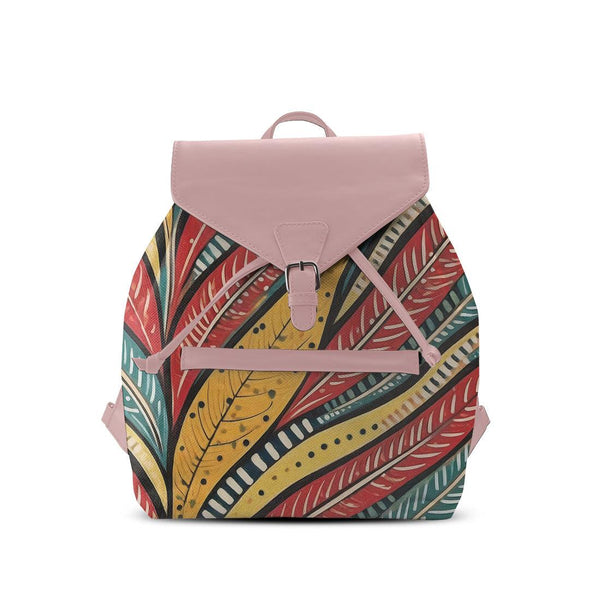 Rose Aurora Backpack Leaves - CANVAEGYPT