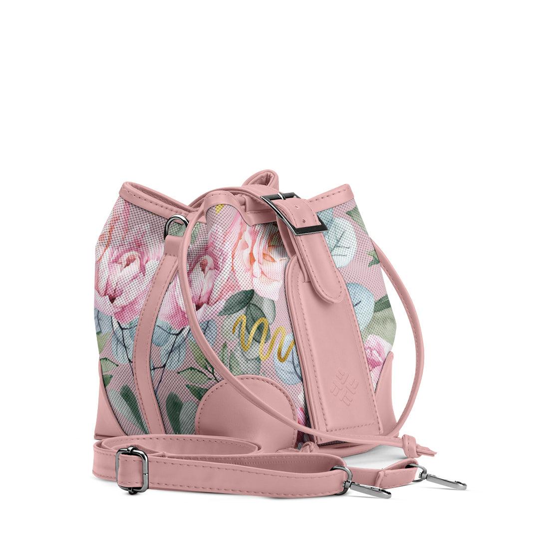 Rose Bucket Bags Watercolor Gentel