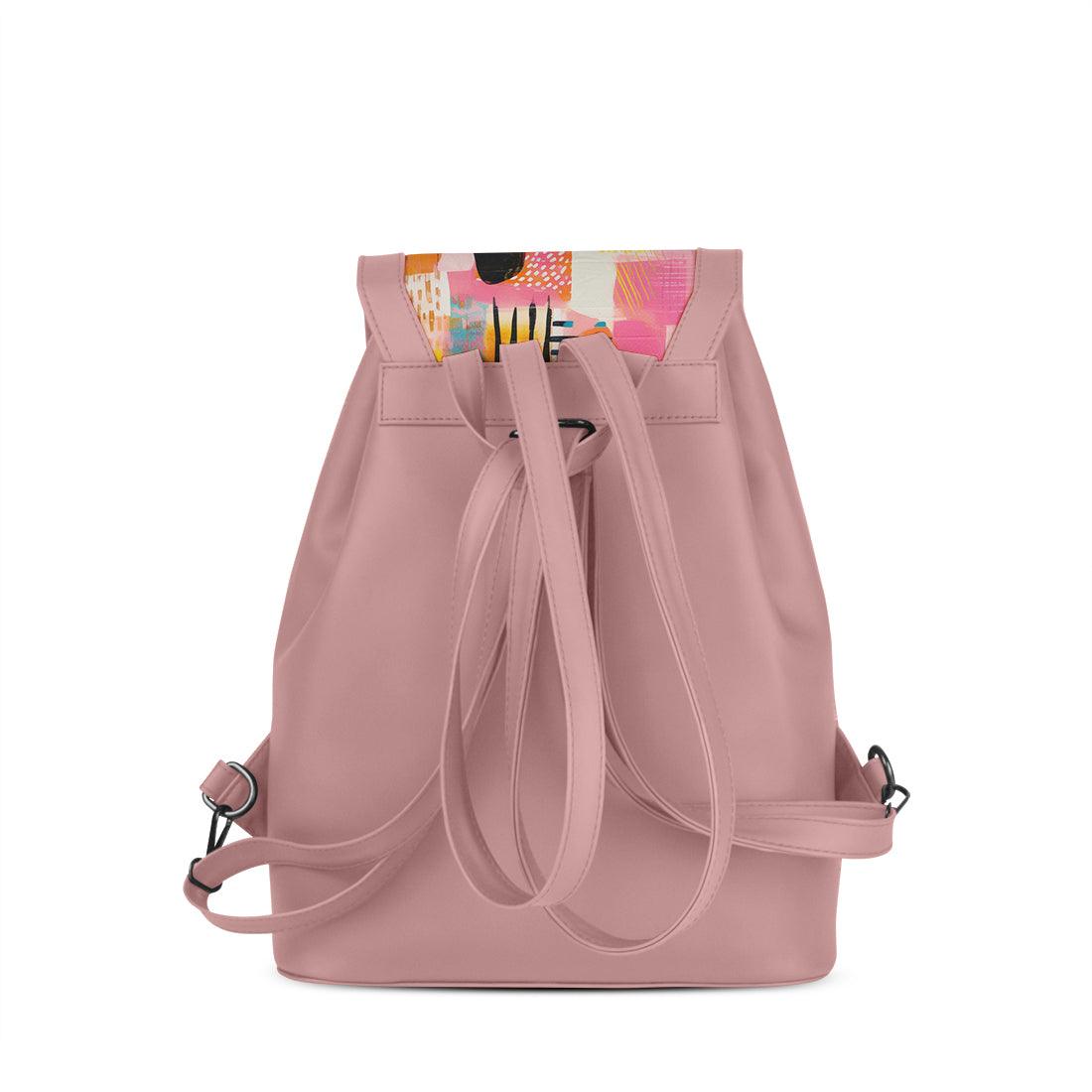 Rose City Serenade Backpack Candy Brushstrokes - CANVAEGYPT
