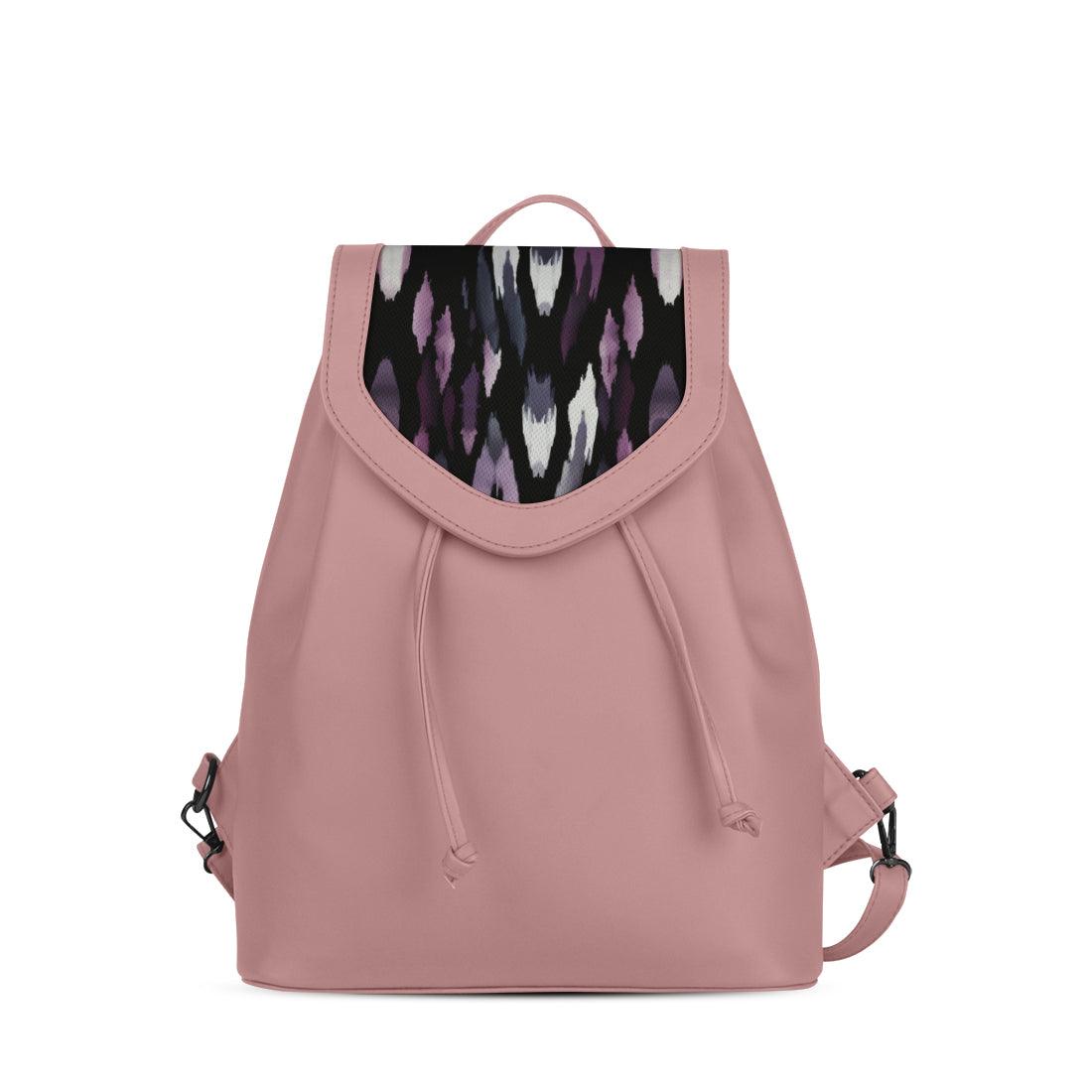 Rose City Serenade Backpack Lavender Leopard Print - CANVAEGYPT