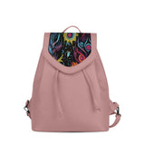 Rose City Serenade Backpack Purple Ikat Mirage - CANVAEGYPT