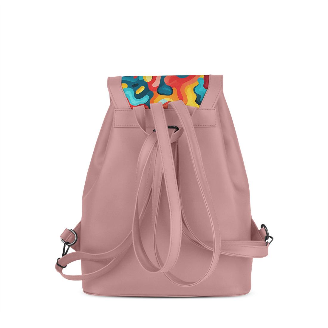 Rose City Serenade Backpack Retro Psychedelia - CANVAEGYPT