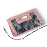 Rose City Sleek Clutch Dark Watercolor - 1