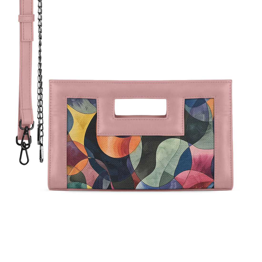 Rose City Sleek Clutch Watercolor Wavy - 2