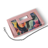 Rose City Sleek Clutch Watercolor Wavy - 1